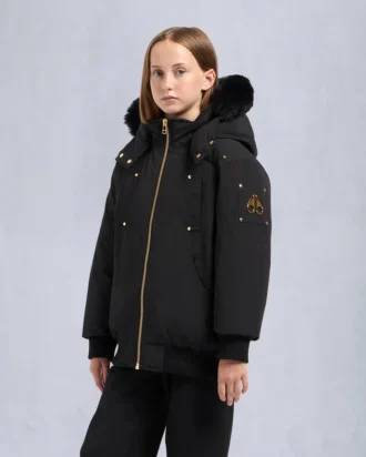 giacca bomber unisex per bambini della serie original gold con bordi in shearling 2 330x412 - Giacca bomber unisex per bambini della serie Original Gold con bordi in shearling