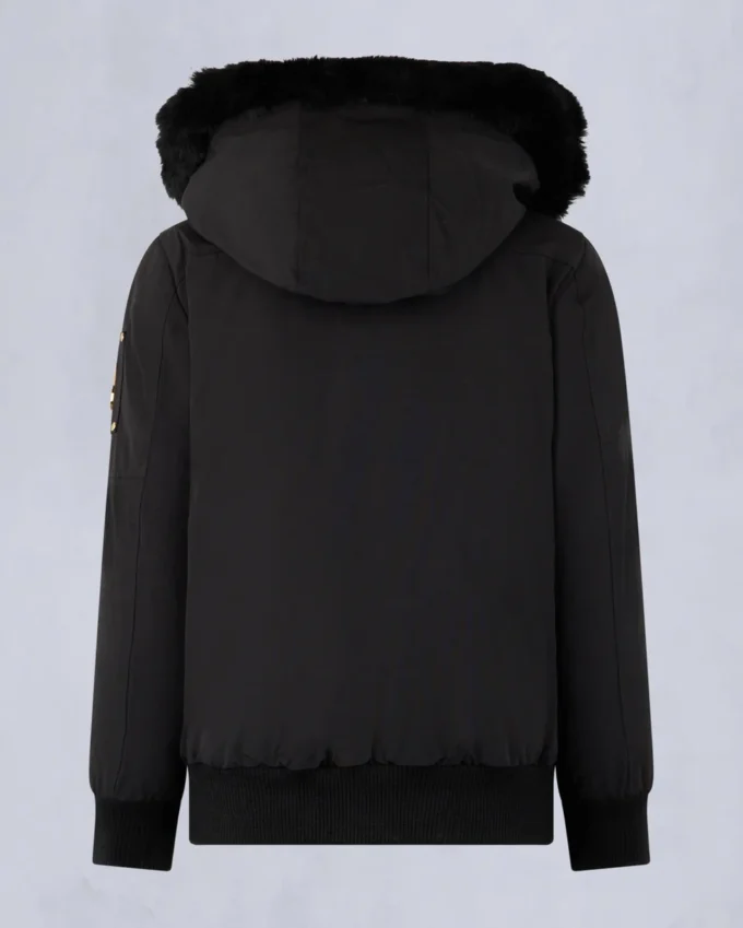 Giacca bomber unisex per bambini della serie Original Gold con bordi in shearling