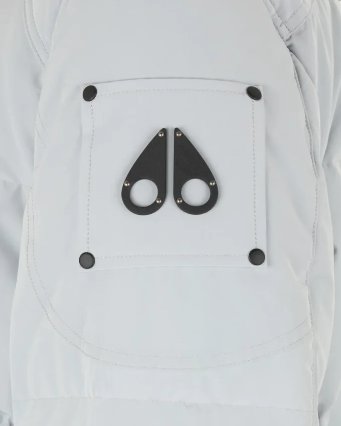 Giacca Onyx Round Island con bordo in montone