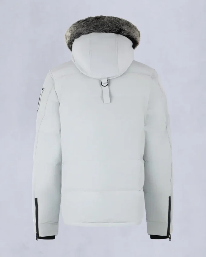 Giacca Onyx Round Island con bordo in montone