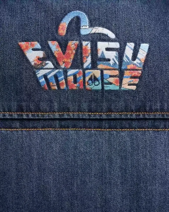 Gilet imbottito Evisu X Moose Denim Everest