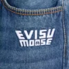 Jeans a gamba dritta Evisu X Moose