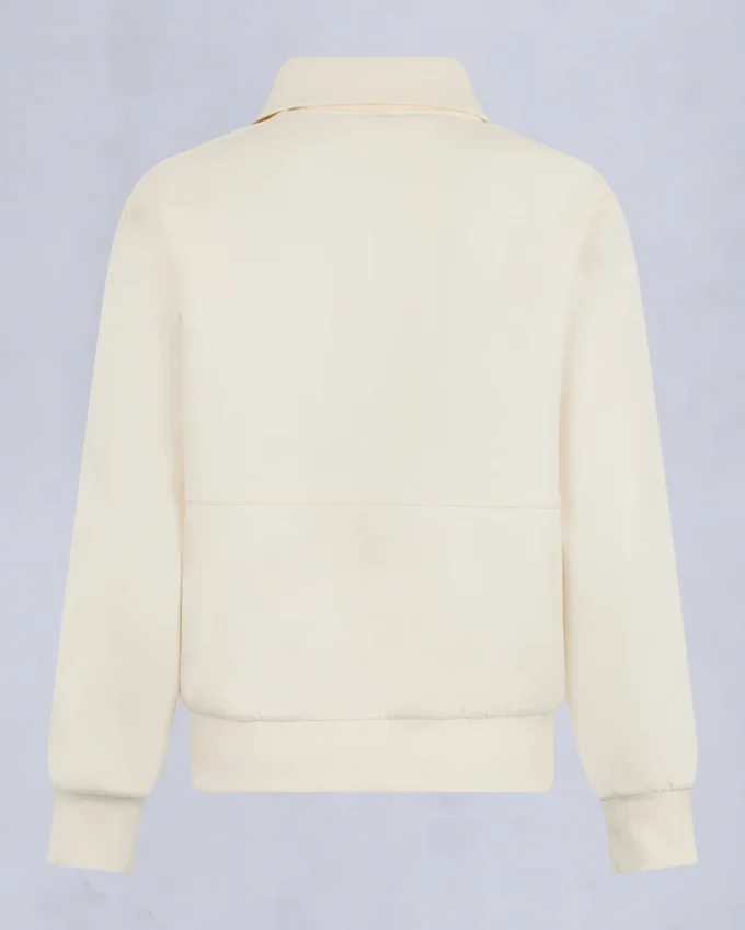 Maglione con zip a un quarto Mix Media