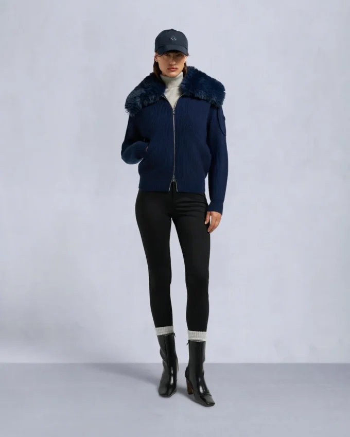 Maglione con zip integrale Corina