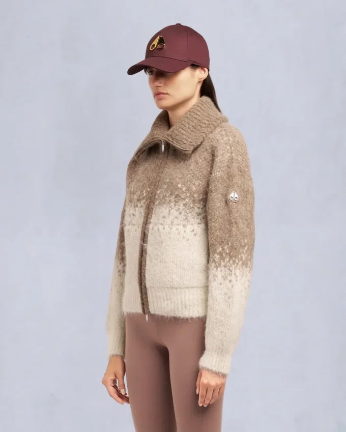 Maglione Palmer con zip integrale