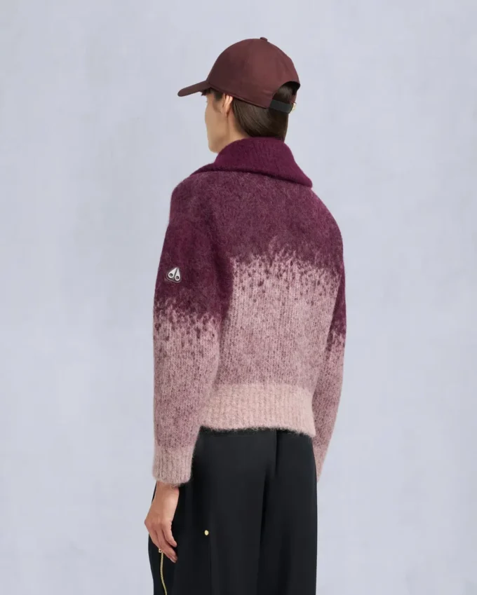 Maglione Palmer con zip integrale