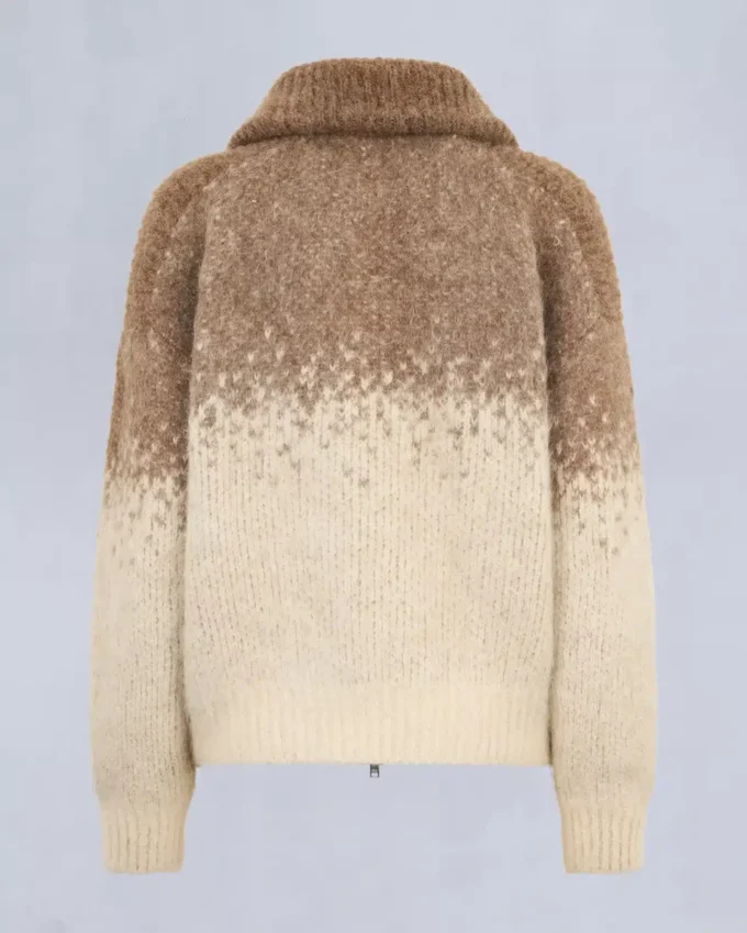 Maglione Palmer con zip integrale