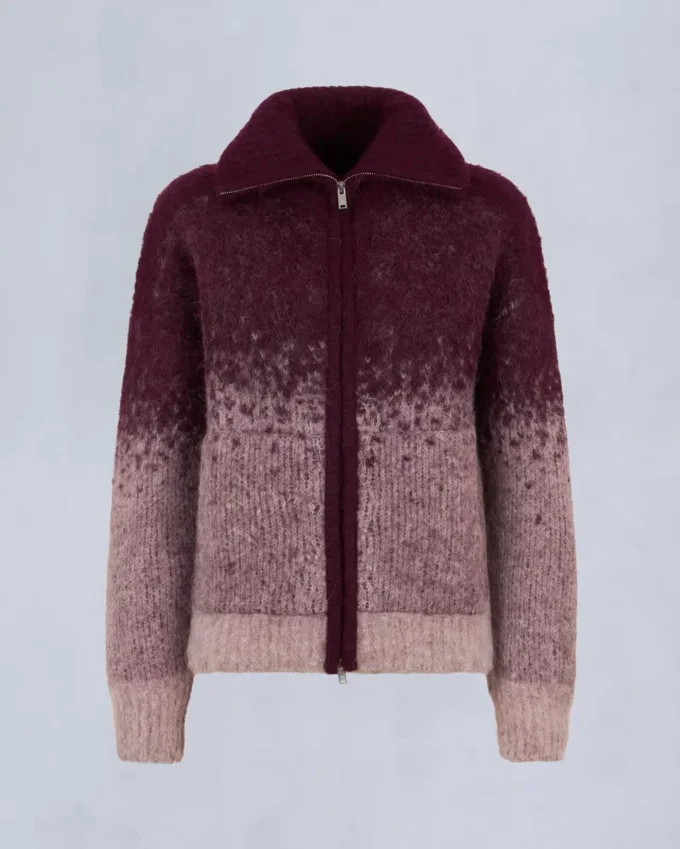 Maglione Palmer con zip integrale