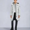 Parka Causapscal in shearling color onice