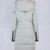 Parka Causapscal in shearling color onice