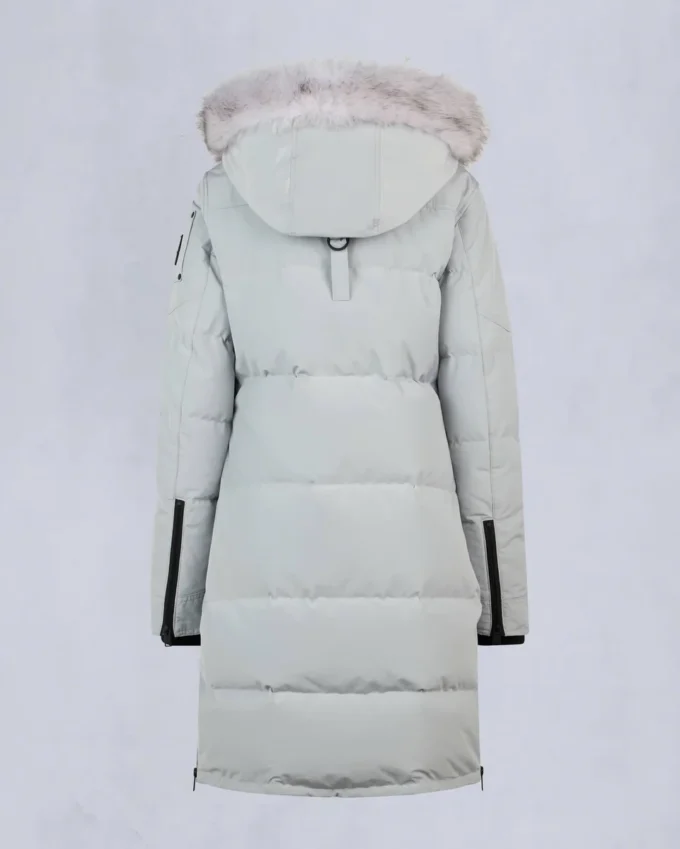 Parka Causapscal in shearling color onice