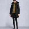 Parka con bordi in shearling Stirling della serie Gold