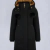 Parka con bordi in shearling Stirling della serie Gold