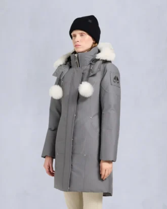 Parka con bordi in shearling Stirling originale