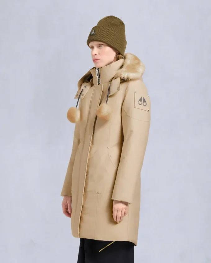 Parka con bordi in shearling Stirling originale