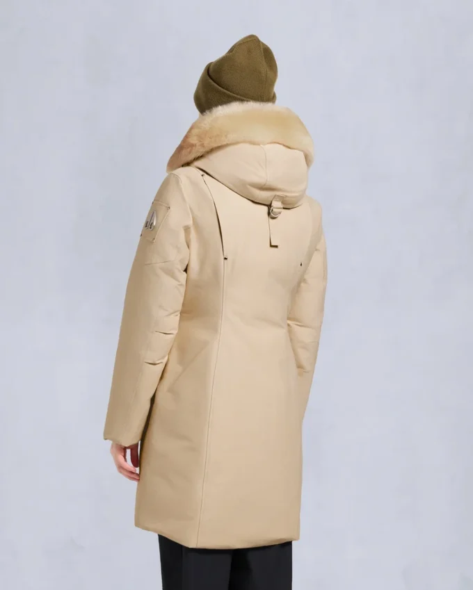 Parka con bordi in shearling Stirling originale