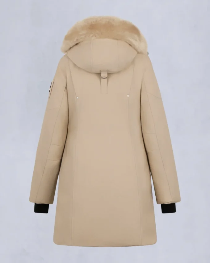 Parka con bordi in shearling Stirling originale