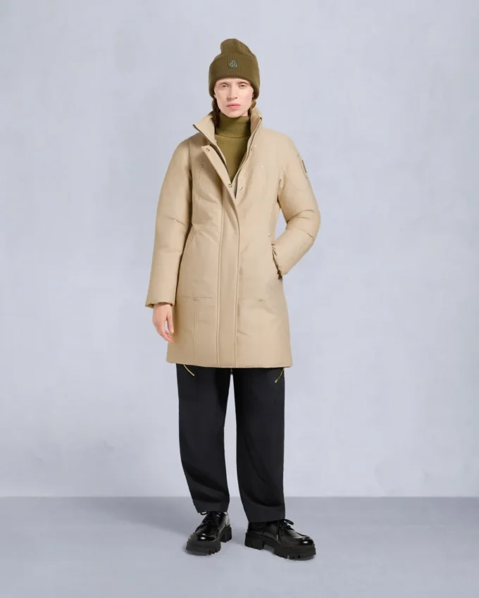Parka con bordi in shearling Stirling originale