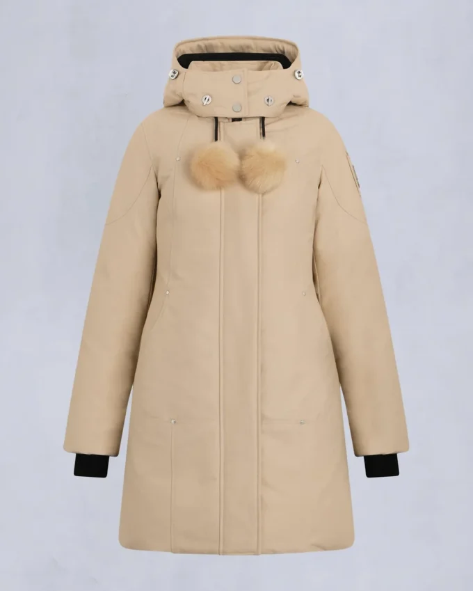 Parka con bordi in shearling Stirling originale