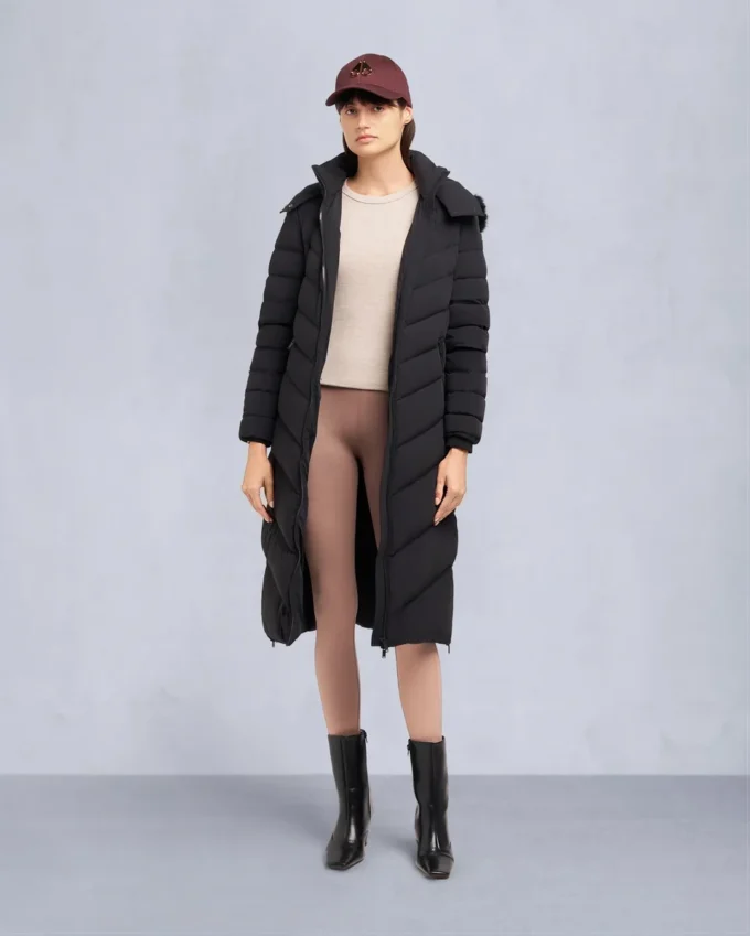 Parka con bordo in shearling Cooper Lake