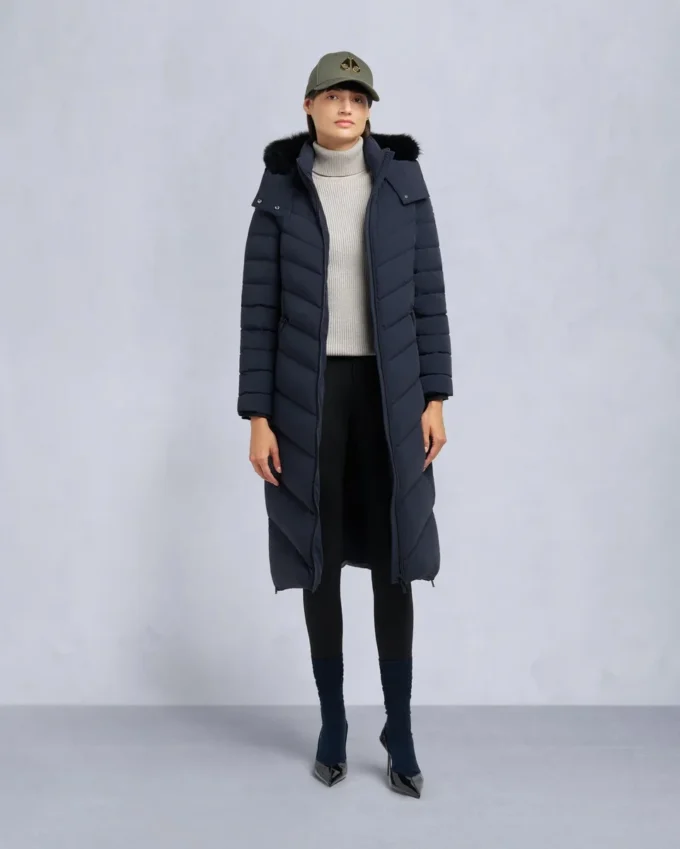 Parka con bordo in shearling Cooper Lake