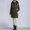 Parka Gold Series Nyluxe Watershed con bordi in shearling