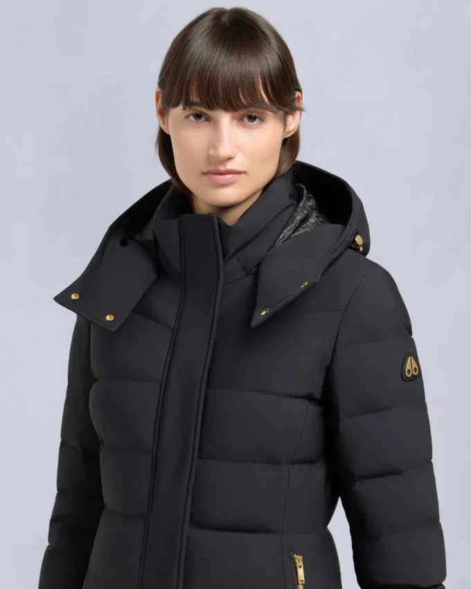 Parka Gold Series Nyluxe Watershed con bordi in shearling