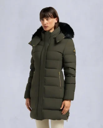 Parka Gold Series Nyluxe Watershed con bordi in shearling