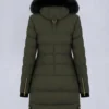 Parka Gold Series Nyluxe Watershed con bordi in shearling