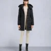 Parka Gold Series Nyluxe Watershed con bordi in shearling