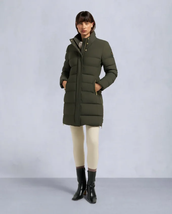 Parka Gold Series Nyluxe Watershed con bordi in shearling