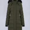 Parka Gold Series Nyluxe Watershed con bordi in shearling