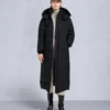 Parka Nyluxe Chelia con bordo in shearling