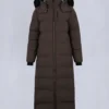 Parka Nyluxe Chelia con bordo in shearling