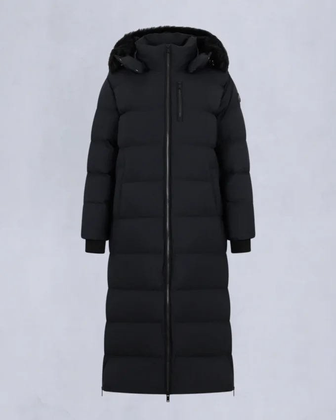 Parka Nyluxe Chelia con bordo in shearling