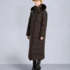 Parka Nyluxe Chelia con bordo in shearling