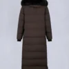 Parka Nyluxe Chelia con bordo in shearling