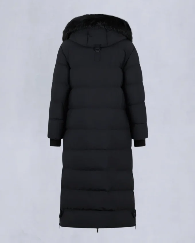 Parka Nyluxe Chelia con bordo in shearling