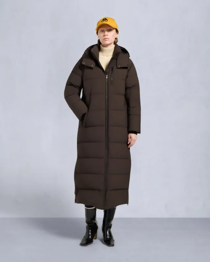 Parka Nyluxe Chelia con bordo in shearling