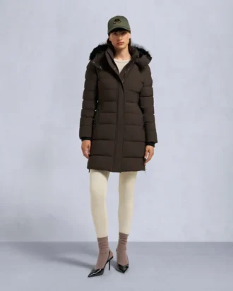 Parka Nyluxe Watershed con bordo in shearling