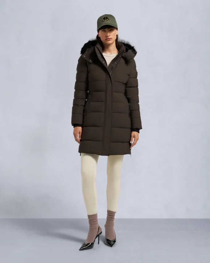 Parka Nyluxe Watershed con bordo in shearling