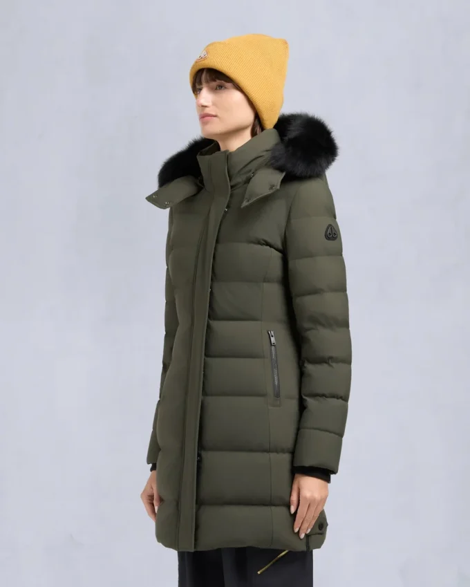 Parka Nyluxe Watershed con bordo in shearling