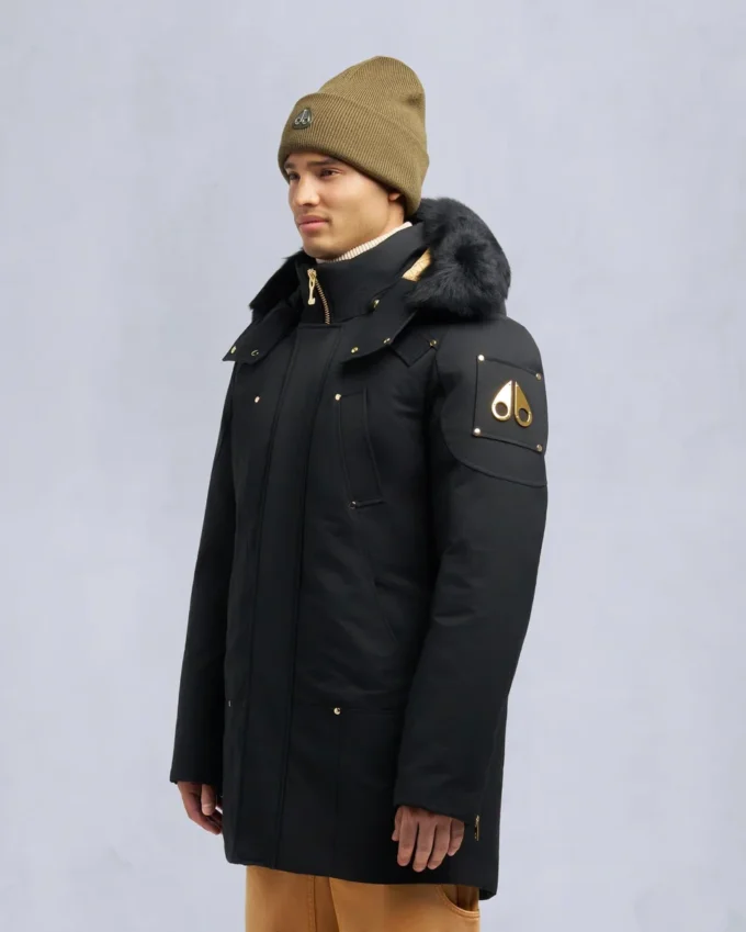 Parka Stirling con bordi in montone della serie Gold