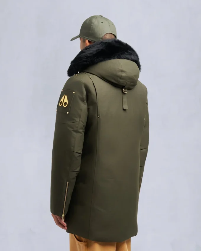 Parka Stirling con bordi in montone della serie Gold