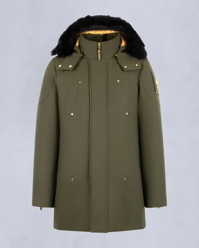 Parka Stirling con bordi in montone della serie Gold