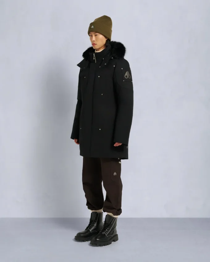 Parka Stirling con bordi in shearling originale