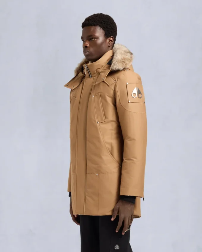 Parka Stirling con bordi in shearling originale