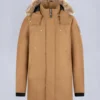 Parka Stirling con bordi in shearling originale