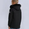 Parka unisex originale con bordo in shearling per bambini