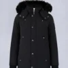 Parka unisex originale con bordo in shearling per bambini